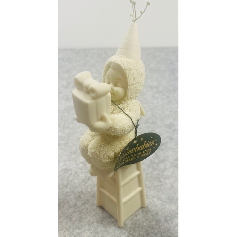 Department 56 Snowbabies 'Close‎ Your Eyes & Make A Wish' 7" Tall Figurine
